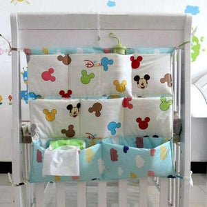 Planet Gates L Cartoon Rooms Nursery Hanging Storage Bag Baby Cot Bed Crib Organizer  60*52cm Toy Diaper Pocket for Newborn Crib Bedding Set