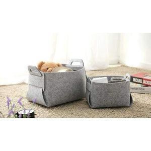 Planet Gates L deep grey Storage Boxes & Bins Modern Home Organization For Clothing Toy Fashion Folding Organizer Portable Pouch