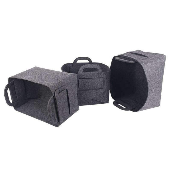 Planet Gates L deep grey Storage Boxes & Bins Modern Home Organization For Clothing Toy Fashion Folding Organizer Portable Pouch