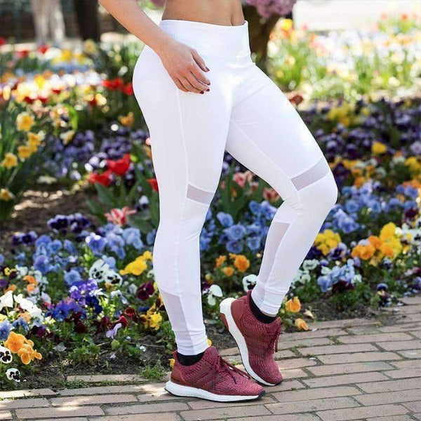 Planet Gates L Fitness 2018 High Waist Slim Women Elastic White Sexy Mesh Patchwork Leggings sweatpants Gothic sexy Workout leggings