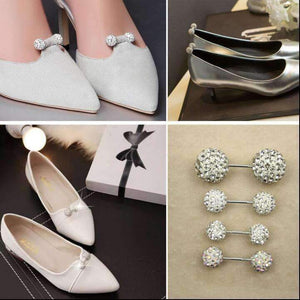 Planet Gates L Free shipping 1 pair fashion shining diamond round ball shoes flower Shoe Decorations accessories