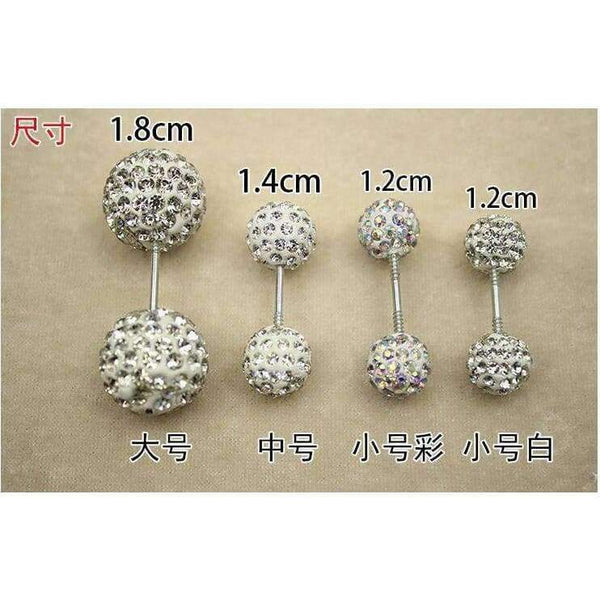 Planet Gates L Free shipping 1 pair fashion shining diamond round ball shoes flower Shoe Decorations accessories