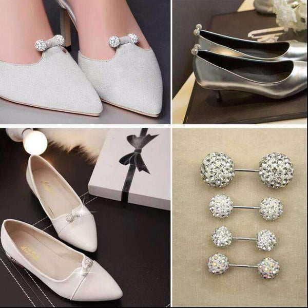 Planet Gates L Free shipping 1 pair fashion shining diamond round ball shoes flower Shoe Decorations accessories