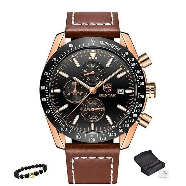 Planet Gates L-Gold Black Men Watch Business Full Steel Quartz Top Brand Luxury Casual Waterproof Sports Male Wristwatch Relogio Masculino