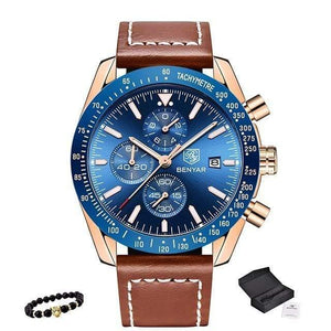 Planet Gates L-Gold Blue 1 Men Watch Business Full Steel Quartz Top Brand Luxury Casual Waterproof Sports Male Wristwatch Relogio Masculino