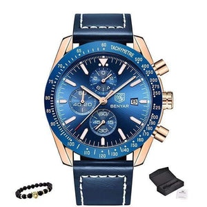 Planet Gates L-Gold Blue Men Watch Business Full Steel Quartz Top Brand Luxury Casual Waterproof Sports Male Wristwatch Relogio Masculino