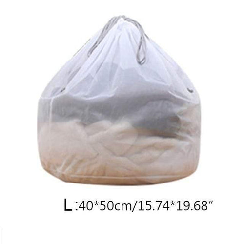 Planet Gates L Modern S-XL Large Drawstring Bra Underwear Laundry Bag Household Cleaning washing machine mesh holder bags white color drop ship