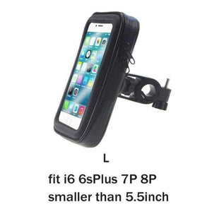 Planet Gates L Motorcycle Bicycle Phone Holder Mobile Phone Stand Support for iPhone X 8 7 6s Plus GPS Bike Holder with Waterproof Case Bag