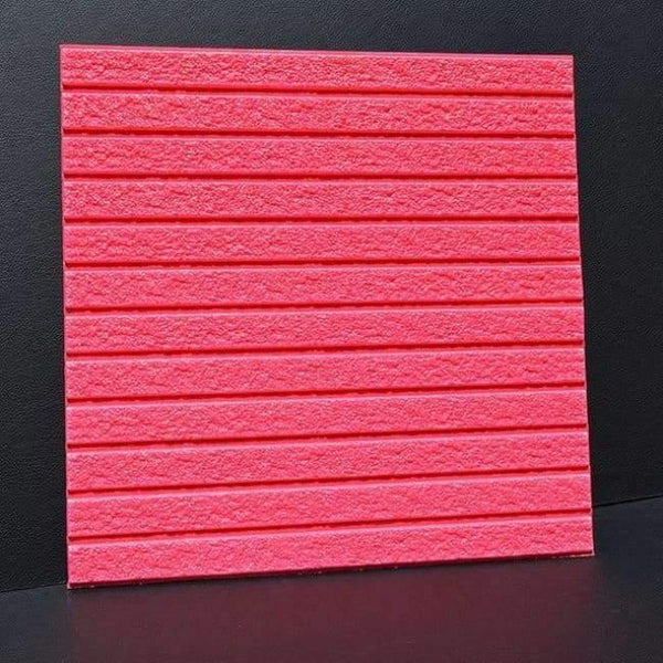 Planet Gates L-rose red 60cmX60cm 3d creative wall stickers living room dormitory self-adhesive foam wallpaper imitation brick stone striped wallpaper stickers