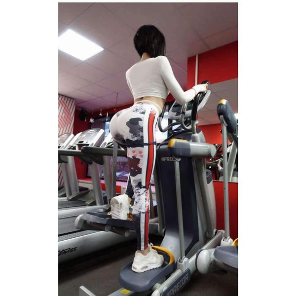 Planet Gates L Sexy Workout Stretch Sheath Sports Athletic Elastic Full Length Pants Underpant Leggings Woman