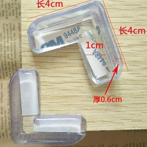 4Pcs Kids Baby Safety Silicone Protector Table Corner Edge Protection Cover Child Anticollision Edge Guard Furniture Accessories