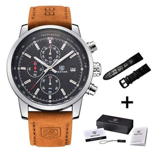 Planet Gates L silve Black strap Chronograph Sport Mens Watches Top Brand Luxury Quartz Watch Reloj Hombre saat Clock Male hour relogio Masculino