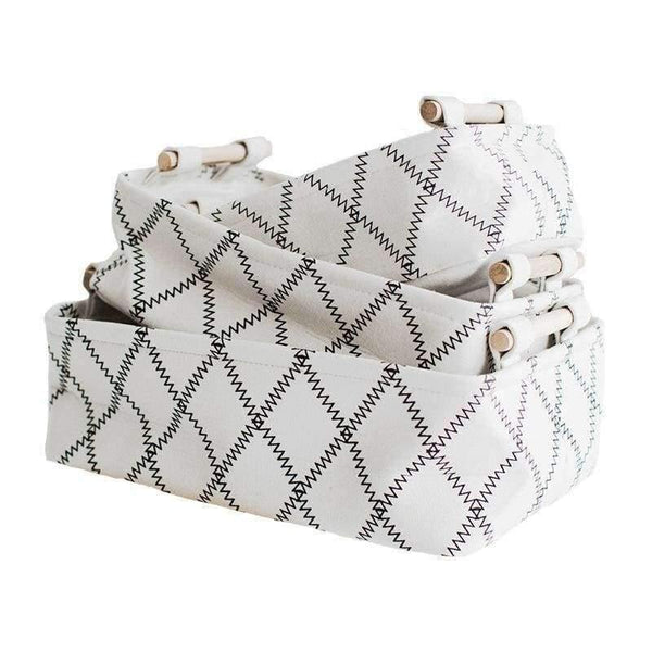 Planet Gates L Size Canvas Fabric Desk Storage Box Books Holder Jewelry Box Case Sundries Basket Toys Cosmetic Organizer Home Organization