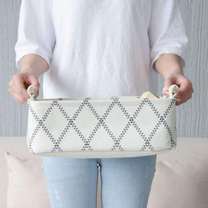 Planet Gates L Size Canvas Fabric Desk Storage Box Books Holder Jewelry Box Case Sundries Basket Toys Cosmetic Organizer Home Organization