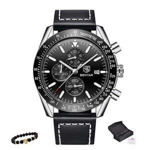Planet Gates L-Sliver Black Men Watch Business Full Steel Quartz Top Brand Luxury Casual Waterproof Sports Male Wristwatch Relogio Masculino