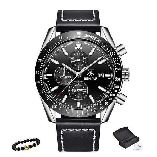 Planet Gates L-Sliver Black Men Watch Business Full Steel Quartz Top Brand Luxury Casual Waterproof Sports Male Wristwatch Relogio Masculino