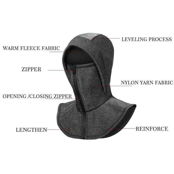 Planet Gates L Thermal Fleece Ski Headgear Windproof Skiing Bibs Snowboard Neck Warmer Face Mask Snow Sport Headwear Ski Hat Men Women
