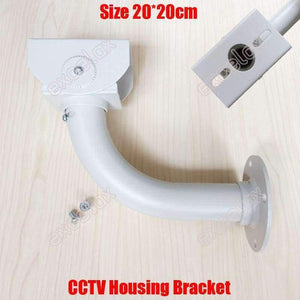 Planet Gates L Type 20cm CCTV Housing Bracket Indoor Outdoor Cable Protection Security Camera Aluminum Alloy Wall Ceiling Mount Stand