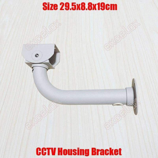 Planet Gates L Type 30cm CCTV Housing Bracket Outdoor Cable Protection Security Camera Wall Ceiling Mount Aluminum Alloy Stand by Excelax