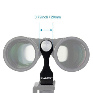 Planet Gates L-Type Tripod Mount Adapter for Binocular Monocular Telescope Camping Hiking Metal Telescope Accessories F9111