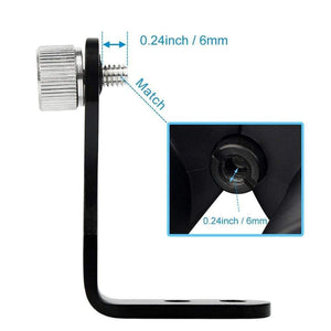 Planet Gates L-Type Tripod Mount Adapter for Binocular Monocular Telescope Camping Hiking Metal Telescope Accessories F9111