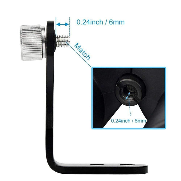 Planet Gates L-Type Tripod Mount Adapter for Binocular Monocular Telescope Camping Hiking Metal Telescope Accessories F9111