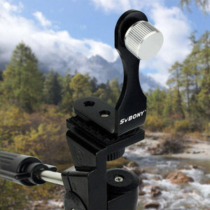 Planet Gates L-Type Tripod Mount Adapter for Binocular Monocular Telescope Camping Hiking Metal Telescope Accessories F9111