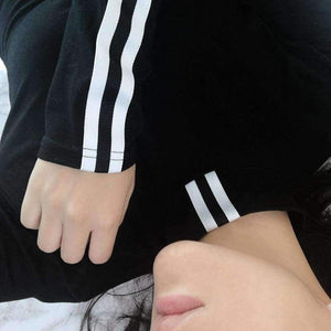 Planet Gates L Women Stripped Compression Tights Long Sleeve t-shirt 2017 Fashion Slim Fitness Body Shaper Tee Shirts Casual Women Tops