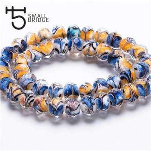 Planet Gates L001 / 12mm 10pcs 12mm Murano Faceted Black Flower Lampwork Beads for Bracelet Making Women Diy Accessories Round Glass Large Beads Wholesale L003