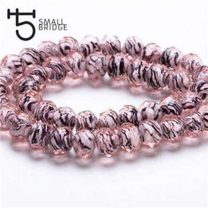 Planet Gates L005 / 12mm 10pcs 12mm Murano Mixed Color Flower Glass Beads for Bracelet Making Material Pearls Faceted Rondelle Large Lampwork Beads L001