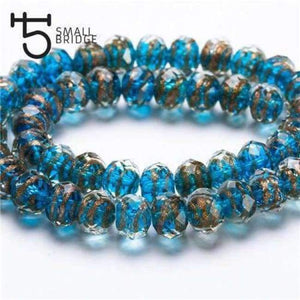 Planet Gates L006 / 12mm 10pcs 12mm Murano Mixed Color Flower Glass Beads for Bracelet Making Material Pearls Faceted Rondelle Large Lampwork Beads L001