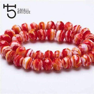 Planet Gates L009 / 12mm 10pcs 12mm Murano Mixed Color Flower Glass Beads for Bracelet Making Material Pearls Faceted Rondelle Large Lampwork Beads L001