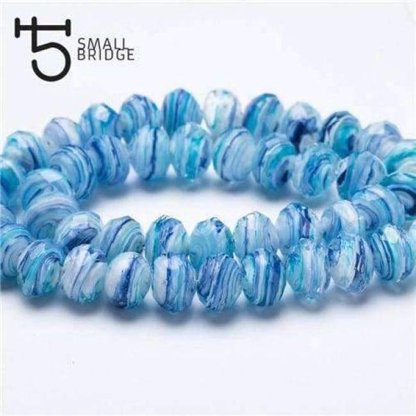 Planet Gates L011 / 12mm 10pcs 12mm Murano Faceted Black Flower Lampwork Beads for Bracelet Making Women Diy Accessories Round Glass Large Beads Wholesale L003