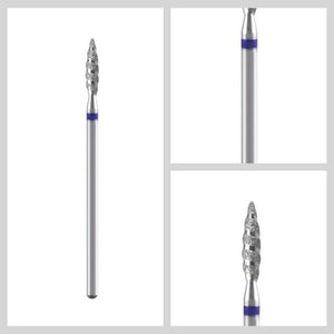 Planet Gates L0212DR-M Diamond Nail Drill Milling Cutter Nail Art Drill Bit Cuticle Clean Cutter for Manicure Nail Files Electric Mills Burr Nail Tool