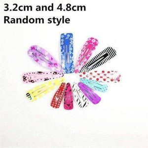 Planet Gates L3.2 4.8 50Pcs Fashion Girl Bow Hairpin BB Clip Children Barrette Metal Hairpins Cartoon Flower Hairgrip Women Jewelry Hair Accessories