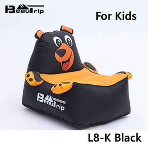 Planet Gates L8-K Black / China Indoor & Outdoor Hangout Inflatable Air Lounge Sofa Chair Living Room Bean Bag Lounger Camping Hiking Fishing Chairs Garden Sofa