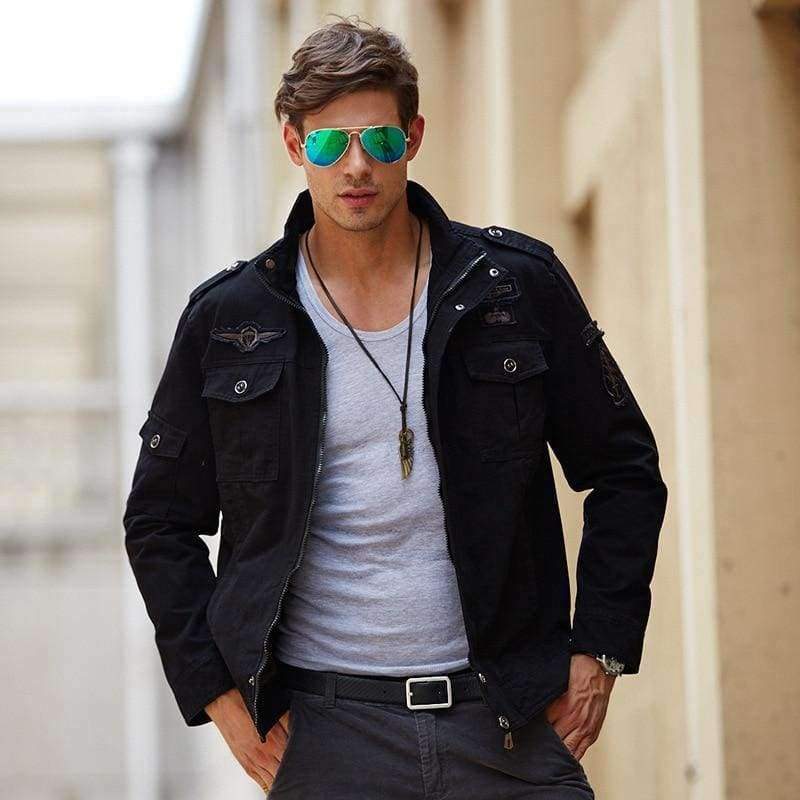 Planet Gates L8331 CHECK SIZE 1 / XL NEW 2017 Mens Green Khaki 3 colors Military jacket winter Cargo Plus size M-XXXL 5XL 6XL Casual man Jackets Army clothes brand