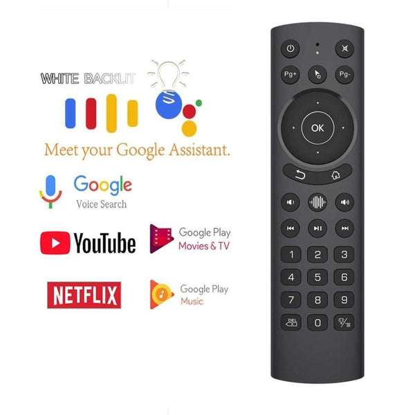 Planet Gates L8STAR G20S Pro Voice Backlit Smart Air Mouse Gyroscope IR Learning Google Assistant Remote Control For X96 MAX+ Android TV BOX