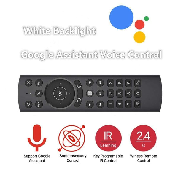 Planet Gates L8STAR G20S Pro Voice Backlit Smart Air Mouse Gyroscope IR Learning Google Assistant Remote Control For X96 MAX+ Android TV BOX