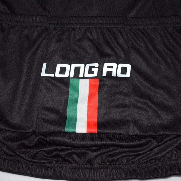 Planet Gates LA212 black bib set / XS Italian flag men's cycling jersey Summer Short Sleeve Cycling Jerseys/Bike Sports Clothing Bicycle Clothes Ropa Ciclismo