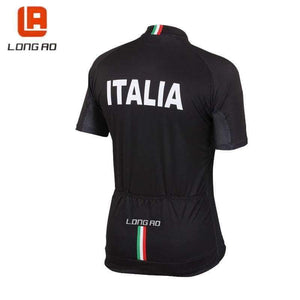 Planet Gates LA212 black bib set / XS Italian flag men's cycling jersey Summer Short Sleeve Cycling Jerseys/Bike Sports Clothing Bicycle Clothes Ropa Ciclismo