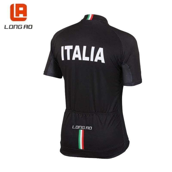Planet Gates LA212 black bib set / XS Italian flag men's cycling jersey Summer Short Sleeve Cycling Jerseys/Bike Sports Clothing Bicycle Clothes Ropa Ciclismo