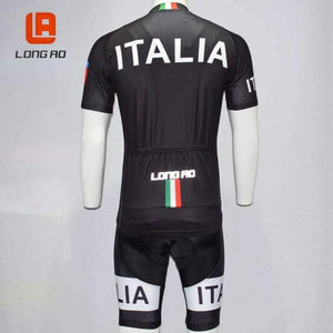 Planet Gates LA212 black bib set / XS Italian flag men's cycling jersey Summer Short Sleeve Cycling Jerseys/Bike Sports Clothing Bicycle Clothes Ropa Ciclismo