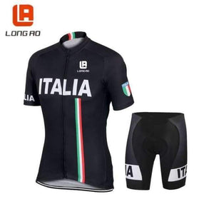 Planet Gates LA212 short set / XS Italian flag men's cycling jersey Summer Short Sleeve Cycling Jerseys/Bike Sports Clothing Bicycle Clothes Ropa Ciclismo