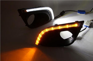 Planet Gates LADA Kalina daytime light,2013~2016,chrome,LED,Free ship!2pcs,LADA Kalina fog light,car-covers,Samara,Signet,Kalina