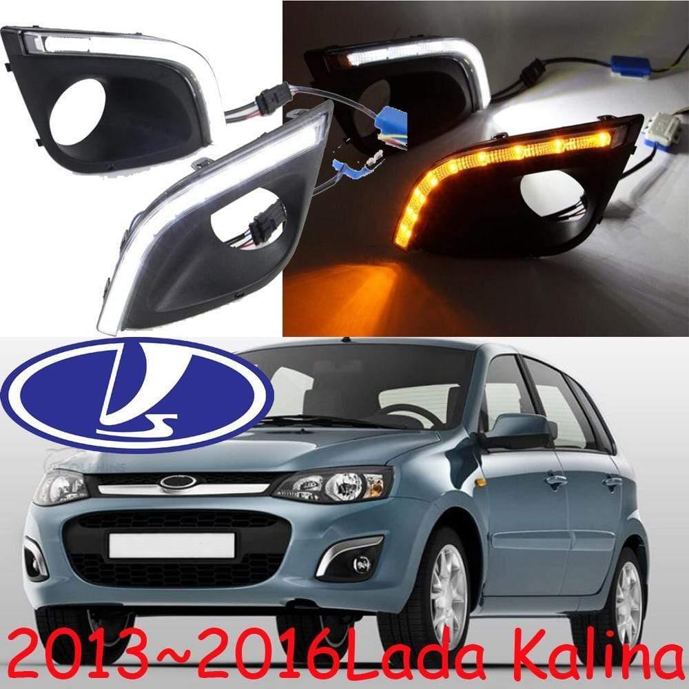 Planet Gates LADA Kalina daytime light,2013~2016,chrome,LED,Free ship!2pcs,LADA Kalina fog light,car-covers,Samara,Signet,Kalina