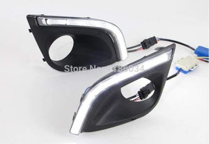 Planet Gates LADA Kalina daytime light,2013~2016,chrome,LED,Free ship!2pcs,LADA Kalina fog light,car-covers,Samara,Signet,Kalina