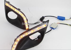 Planet Gates LADA Kalina daytime light,2013~2016,chrome,LED,Free ship!2pcs,LADA Kalina fog light,car-covers,Samara,Signet,Kalina