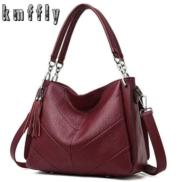 Ladies Hand Bags Tassel Leather Luxury Handbags Women Bags Designer High Quality Shoulder Crossbody Bags