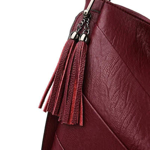 Ladies Hand Bags Tassel Leather Luxury Handbags Women Bags Designer High Quality Shoulder Crossbody Bags